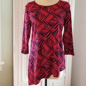 Susan Graver Asymmetric Tunic